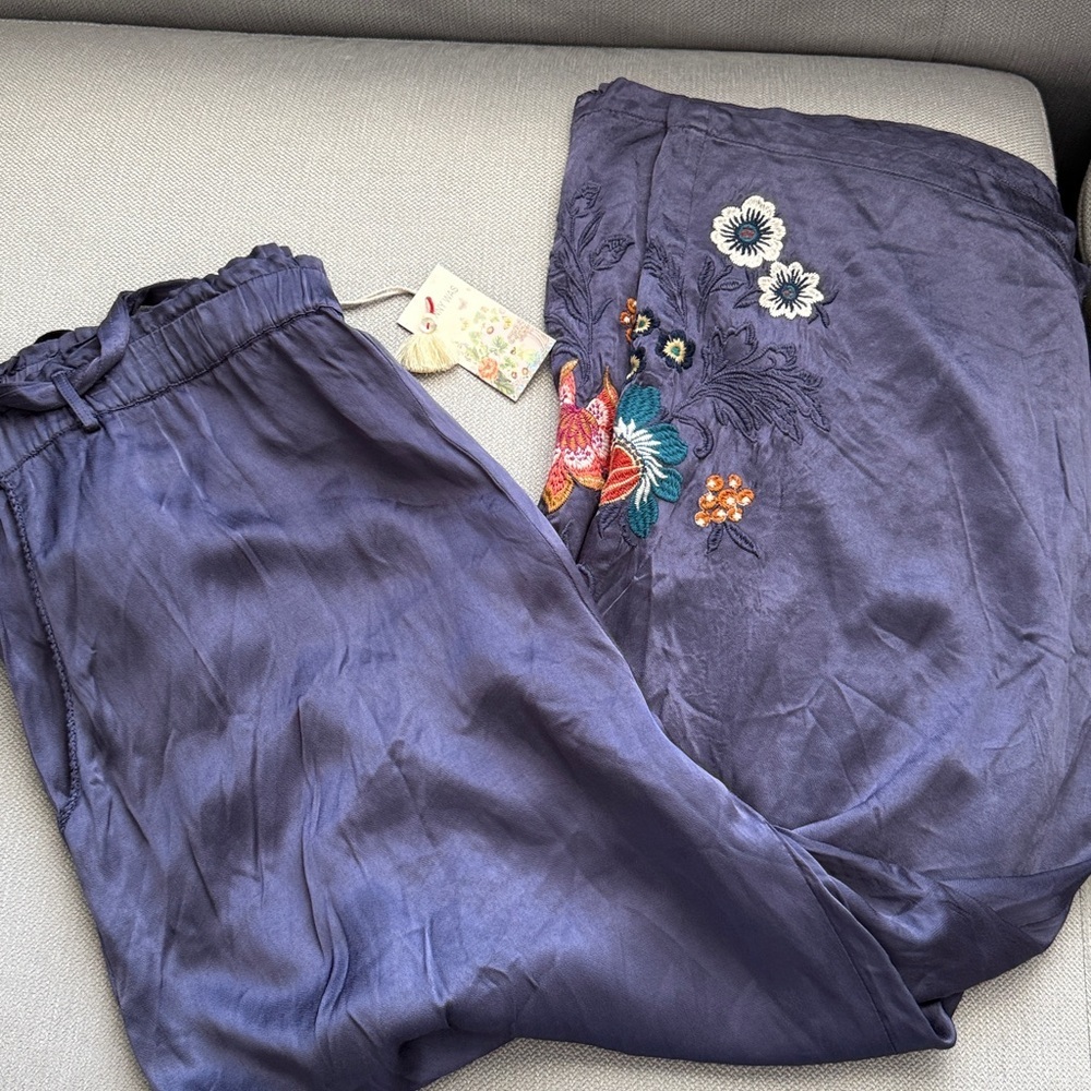 Johnny Was Didiana Paperbag Pants Size XL NWT